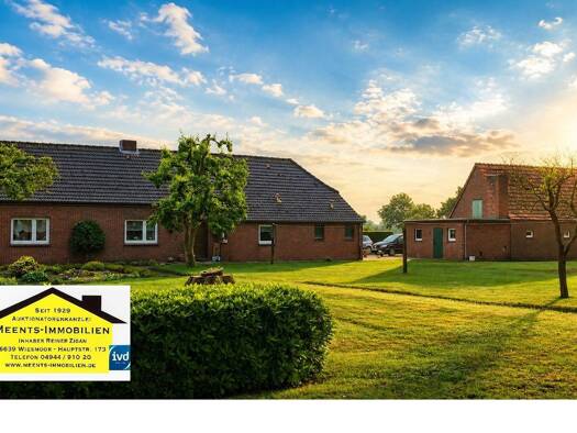 Bauernhaus zum Kauf 199.000 € 7 Zimmer 130 m² 20.680 m² Grundstück Wiesmoor Wiesmoor 26639