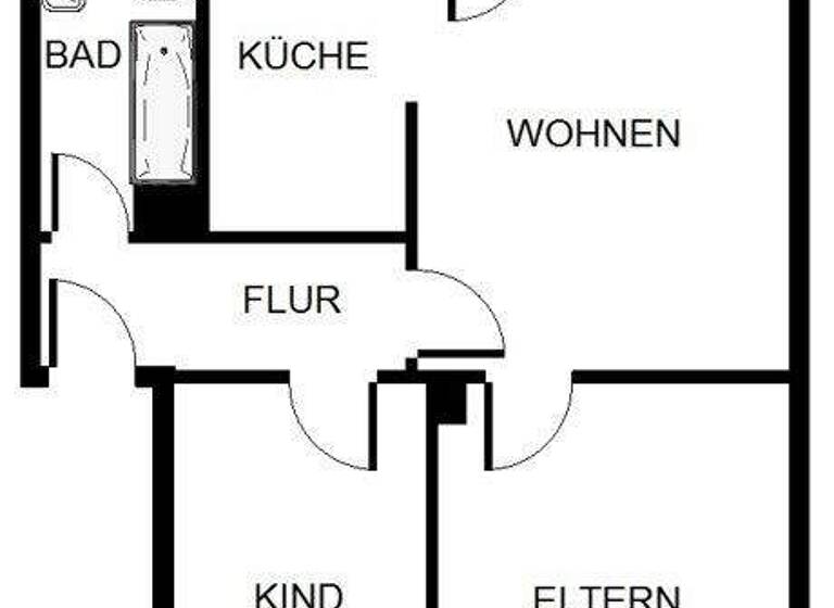 Wohnung zur Miete 483 € 2,5 Zimmer 52,1 m² 1. Geschoss frei ab 08.03.2026 Im Westerbruch 56 Katernberg Essen 45327
