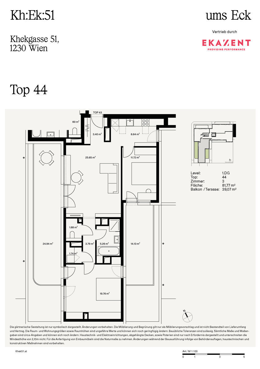 Wohnung zum Kauf provisionsfrei 650.000 € 3 Zimmer 81,7 m²<br/>Wohnfläche 1.<br/>Geschoss Wien 1230