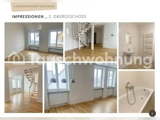 Maisonette zur Miete Tauschwohnung 1.179 € 4 Zimmer 109 m² 2. Geschoss Altstadt Erfurt 99084