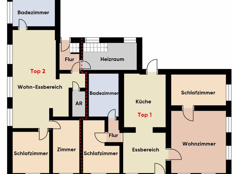 Gewerbeobjekt zum Kauf als Kapitalanlage geeignet 16 Zimmer 391,8 m² 819 m² Grundstück Jahnstraße 15 + 15a Lustenau 6890