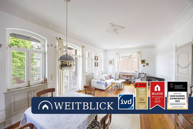 Wohnung zur Miete 1.995 € 4 Zimmer 161 m² frei ab 01.07.2025 Ludwigsburg - Mitte Ludwigsburg 71638