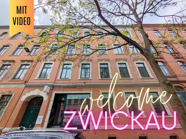 Wohnung zur Miete 405 € 2 Zimmer 56 m² 3. Geschoss Kreisigstraße 39 Innenstadt Zwickau 08056