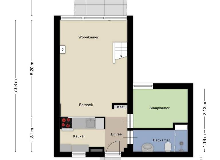 Einfamilienhaus zum Kauf provisionsfrei 174.000 € 4 Zimmer 54 m² 119 m² Grundstück frei ab sofort Bruinisse 4311NP