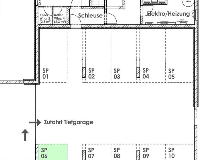 Tiefgaragenstellplatz zum Kauf 14.000 € Bühlkirchenweg 2 Beilngries 92339