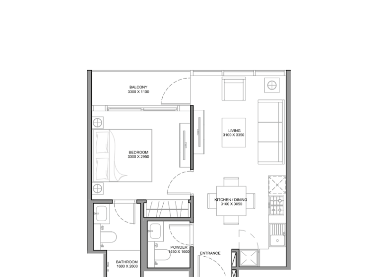 Wohnung zum Kauf - Erstbezug provisionsfrei 295.445 € 2 Zimmer 47,9 m²
