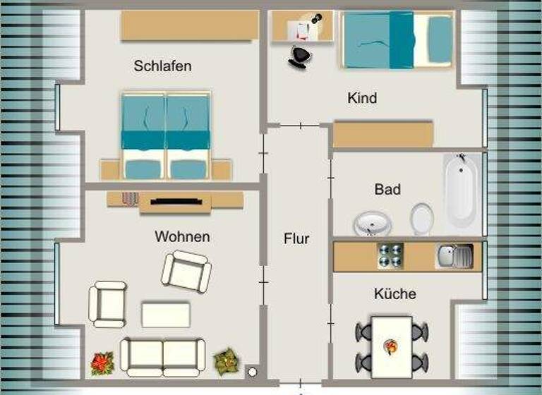 Wohnung zur Miete 579 € 3,5 Zimmer 62,2 m² 2. Geschoss frei ab 01.03.2026 Sudbergstraße 18 Brambauer Lünen 44536
