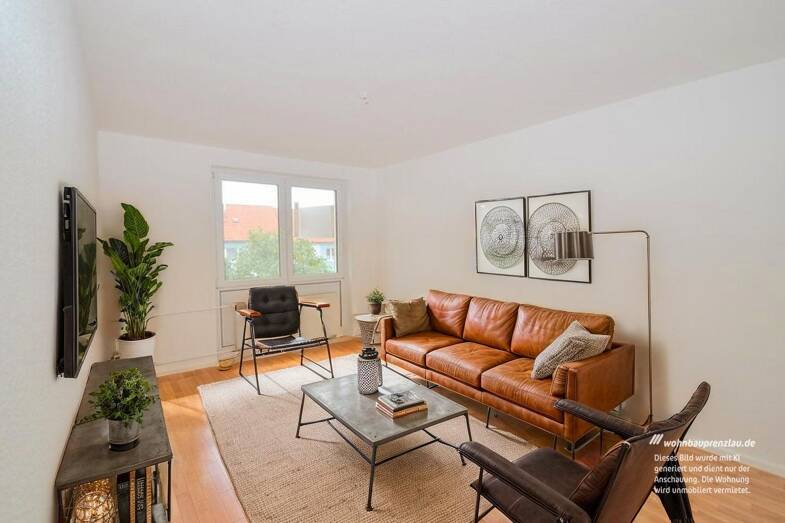 Wohnung zur Miete 430 € 3 Zimmer 55,7 m² 3. Geschoss frei ab 01.09.2025 Geschwister-Scholl-Straße 37 Prenzlau Prenzlau 17291