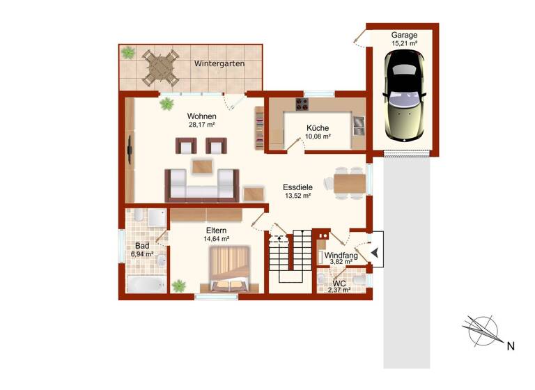 Einfamilienhaus zum Kauf 269.000 € 5 Zimmer 139 m² 890 m² Grundstück frei ab sofort Cadenberge 21781