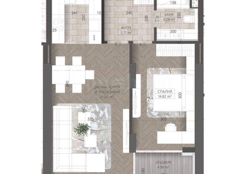 Studio zum Kauf 286.518 € 2 Zimmer 84,3 m² Sofia