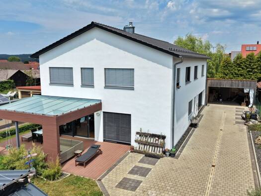 Einfamilienhaus zum Kauf 629.300 € 8 Zimmer 243,1 m² 839 m² Grundstück Haarbergweg 9a Dürn Breitenbrunn 92363