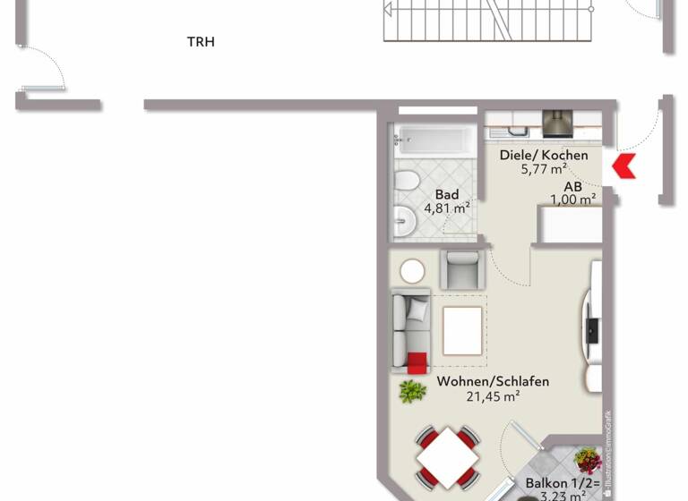 Wohnung zum Kauf 79.000 € 1 Zimmer 36,3 m²<br/>Wohnfläche Coschütz/Gittersee Dresden 01189
