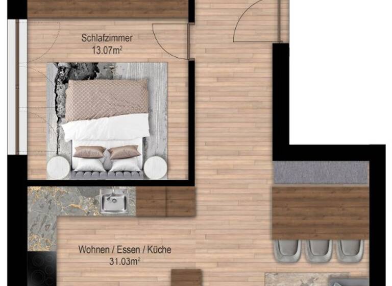 Wohnung zum Kauf provisionsfrei 470.000 € 3 Zimmer 62,3 m² 2. Geschoss Lange Äcker 10 Dornbirn 6850