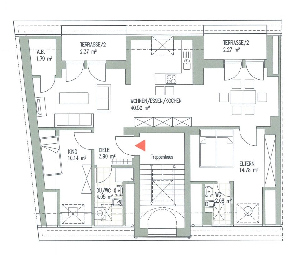 Wohnung zur Miete 1.474 € 3 Zimmer 81,9 m²<br/>Wohnfläche 4.<br/>Geschoss 01.02.2025<br/>Verfügbarkeit Delitzscher Straße 146 Eutritzsch Leipzig / Eutritzsch 04129