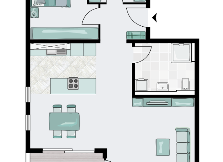 Wohnung zum Kauf - Erstbezug provisionsfrei als Kapitalanlage geeignet 309.000 € 2,5 Zimmer 73,9 m² Allensteinstrasse 22 Ertingen 88521