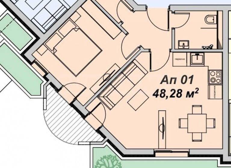 Studio zum Kauf 98.240 € 2 Zimmer 56,5 m² Sunny Beach