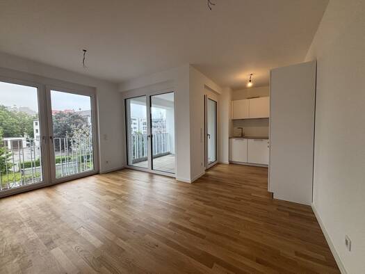 Wohnung zur Miete - Erstbezug 844 € 2 Zimmer 49,2 m² 3. Geschoss Stadtmitte Neu-Ulm 89231