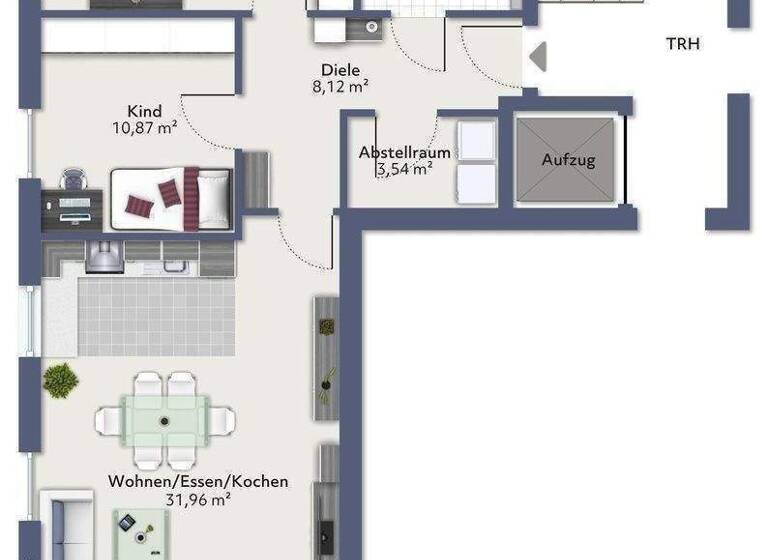 Wohnung zum Kauf provisionsfrei 315.000 € 3 Zimmer 85,5 m² 1. Geschoss frei ab sofort Rintelner Str. Bückeburg 31675
