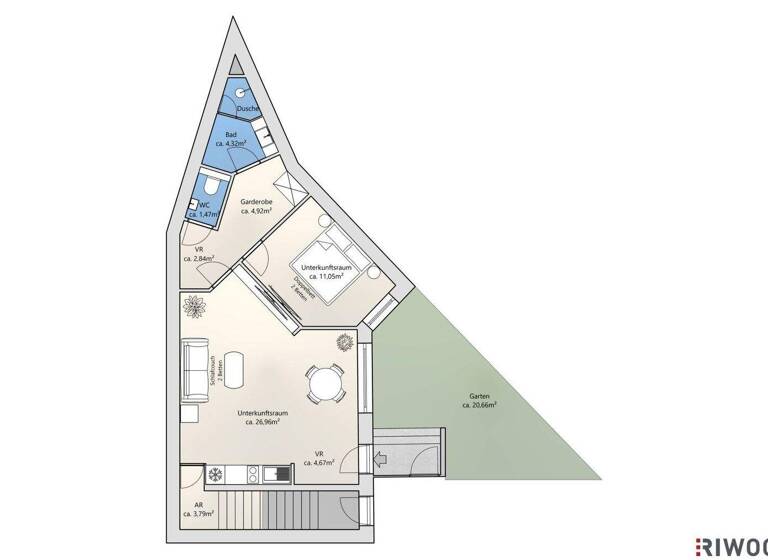 Wohnung zum Kauf - Erstbezug 600.000 € 4 Zimmer EG Wien 1120