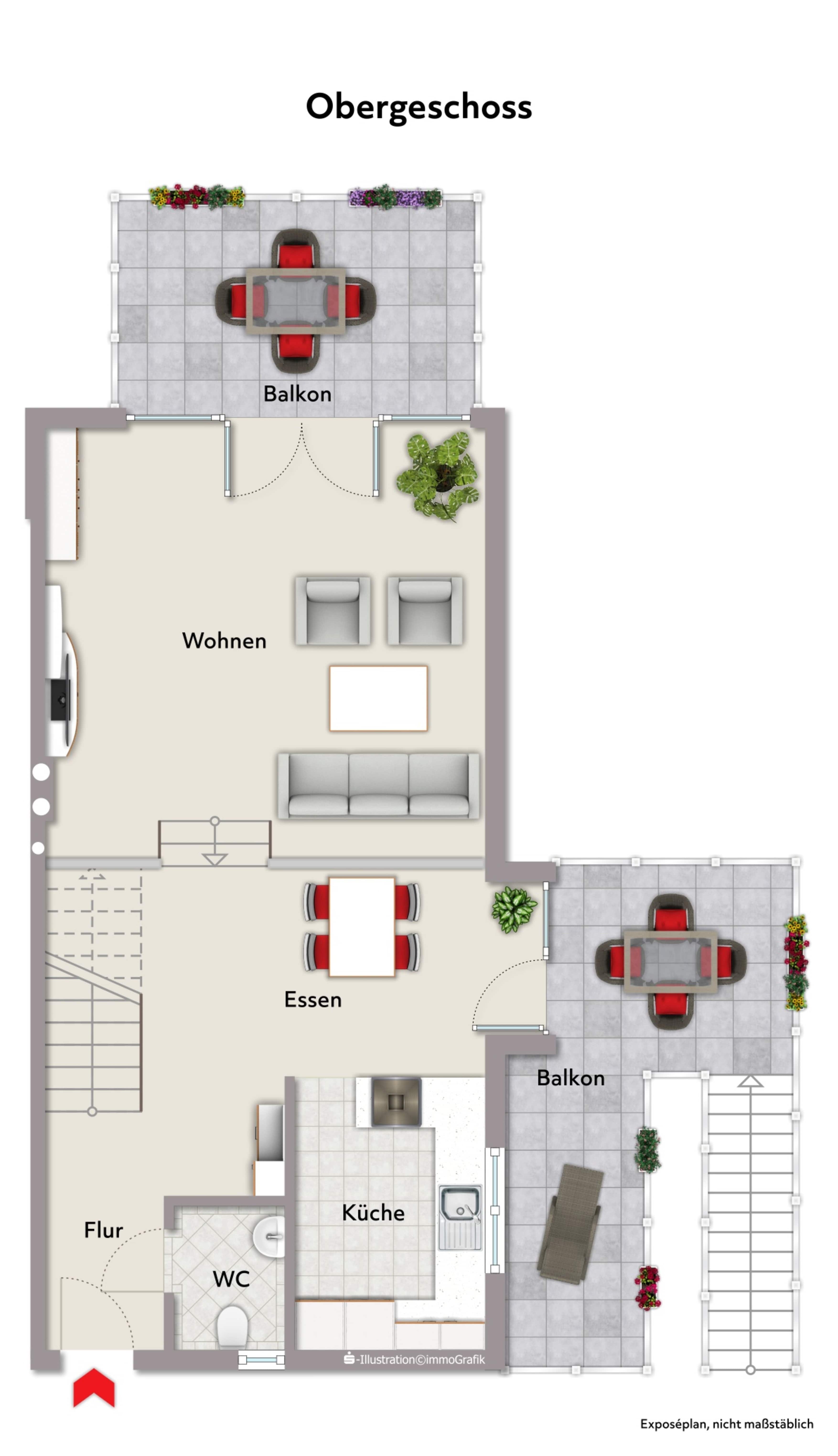 Maisonette zum Kauf 365.000 € 4,5 Zimmer 120 m²<br/>Wohnfläche 1.<br/>Geschoss Johannesberg Johannesberg 63867