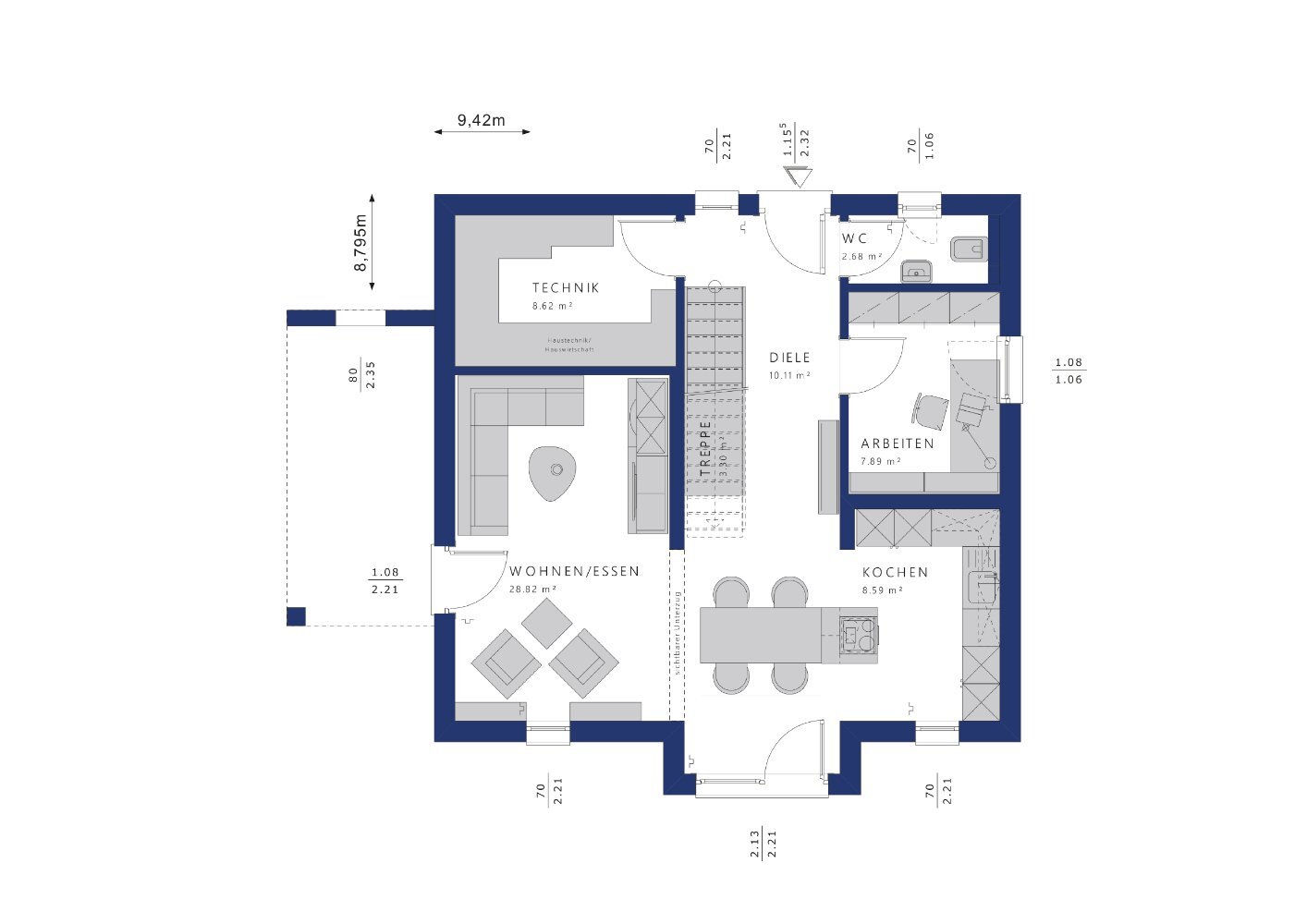 Einfamilienhaus zum Kauf 514.370 € 4 Zimmer 135 m²<br/>Wohnfläche 841 m²<br/>Grundstück Junkerssiedlung Magdeburg 39128