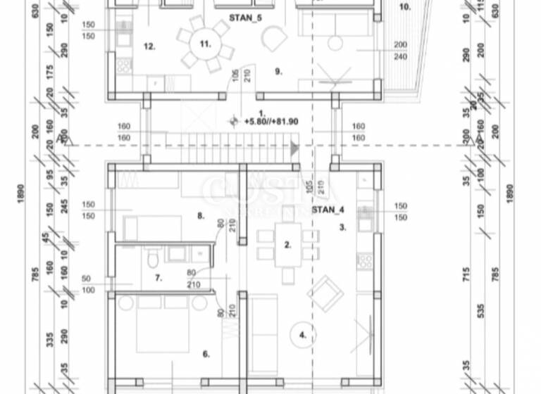 Wohnung zum Kauf 265.000 € 3 Zimmer 2. Geschoss Zadar 23000
