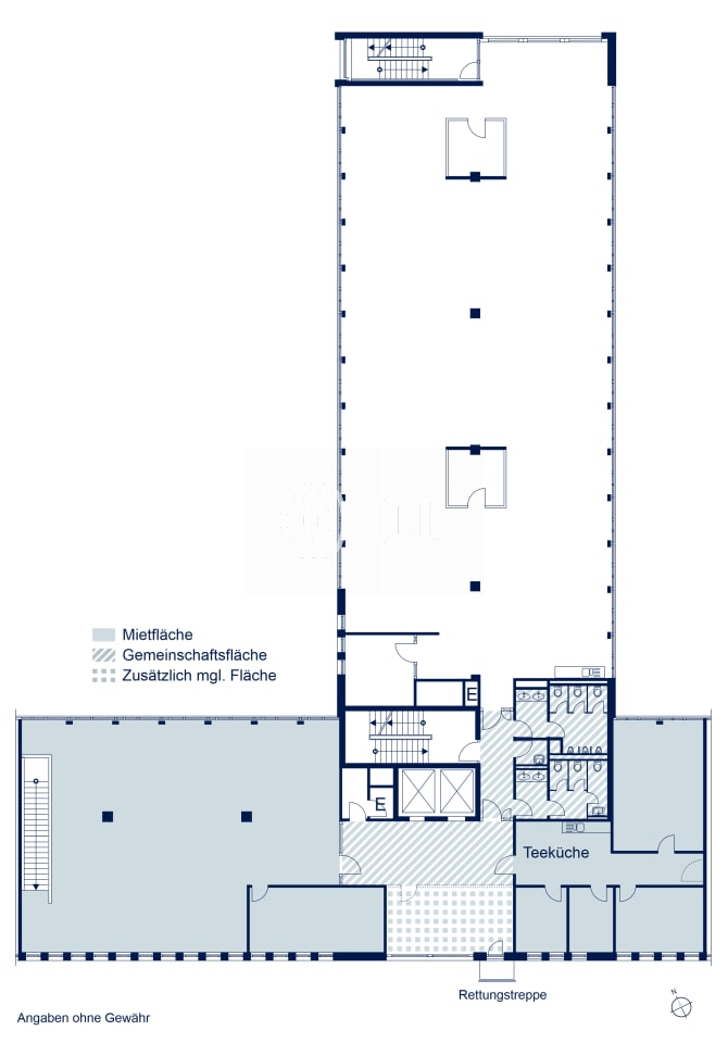 Bürofläche zur Miete provisionsfrei 13,50 € 929 m²<br/>Bürofläche ab 382 m²<br/>Teilbarkeit Trudering - Riem München 81829