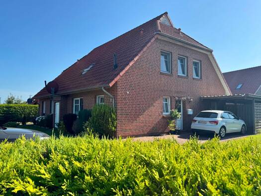 Doppelhaushälfte zur Miete 725 € 4 Zimmer 97,5 m² 350 m² Grundstück frei ab 01.10.2026 Wiard-Lüpkes-Strasse Marienhafe 26529
