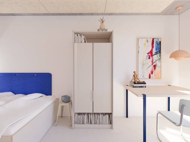 Wohnung zur Miete 1.240 € 1 Zimmer 34,3 m² frei ab sofort Adalbertstraße  / Martin-Luther-Straße 128/2 Aachen Aachen 52062