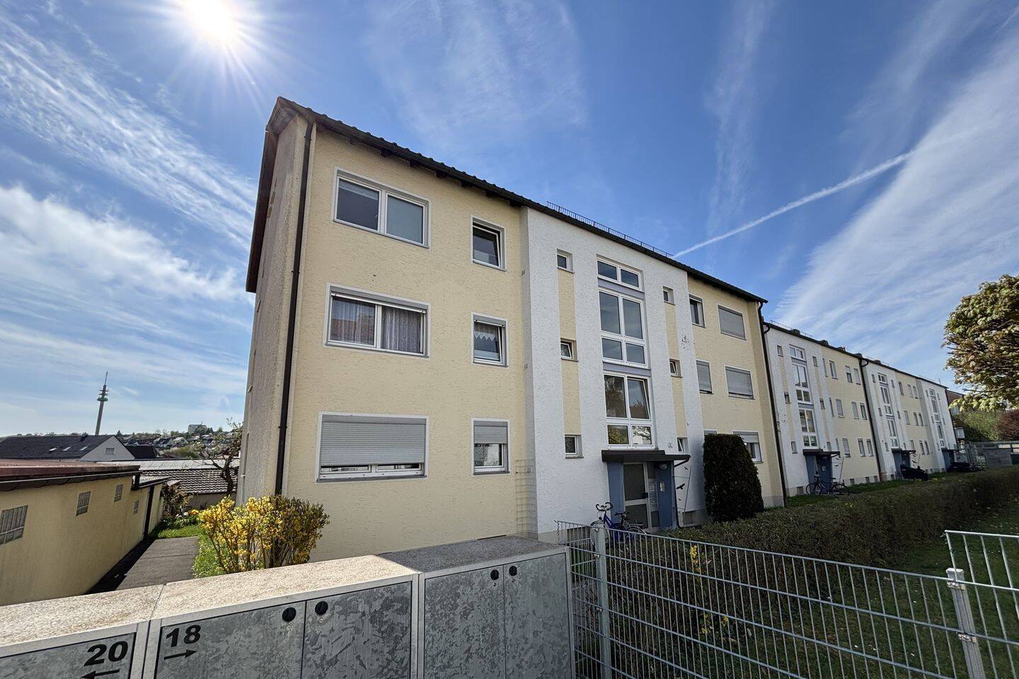 Sanierte (vermietete) 3-Zimmer-Wohnung in Ansbach