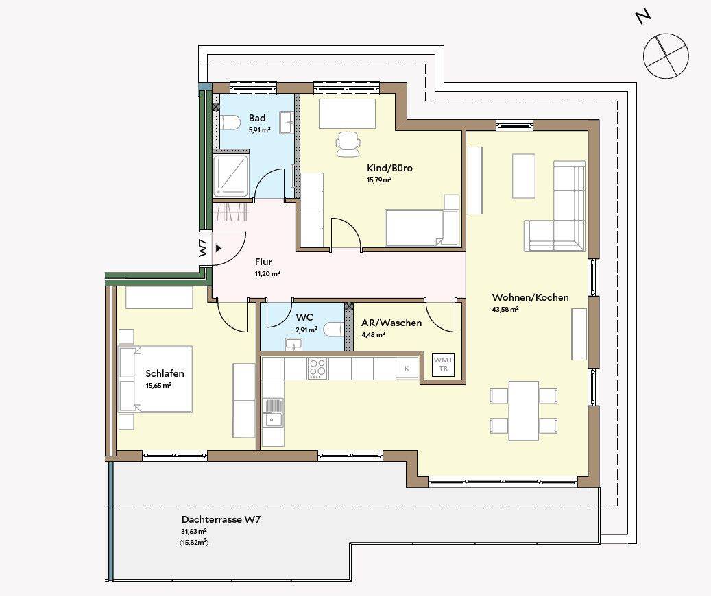 Wohnung – Kassel, Wolfsanger-Hasenhecke - Ansicht 3