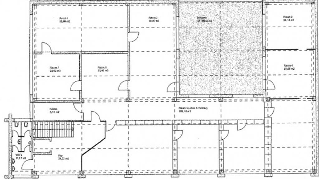 Bürofläche zur Miete 2.400 € 10 Zimmer 420 m² Bürofläche Burgweinting-Harting Regensburg 93055