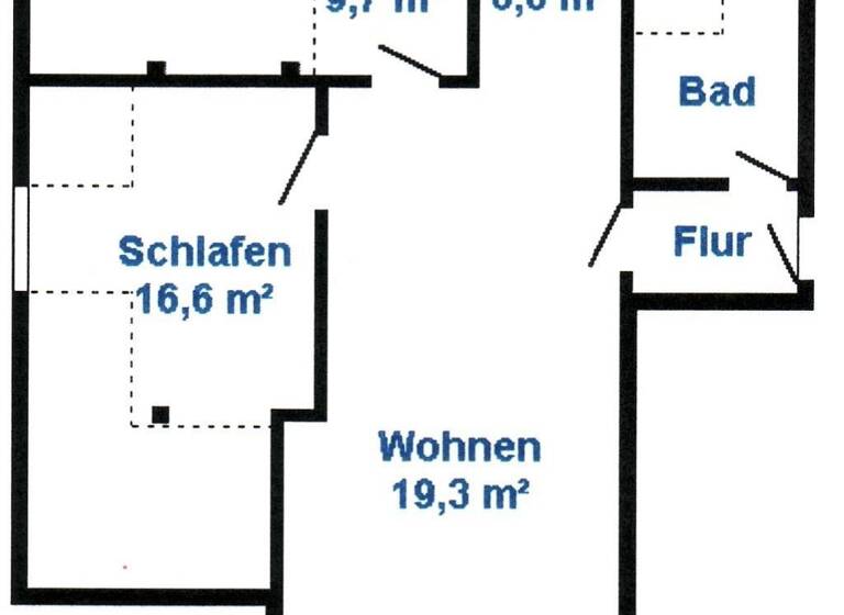 Wohnung zur Miete 335 € 3 Zimmer 56,7 m²<br/>Wohnfläche 3.<br/>Geschoss 01.06.2025<br/>Verfügbarkeit Sandstraße 51 Borna-Heinersdorf 131 Chemnitz 09114