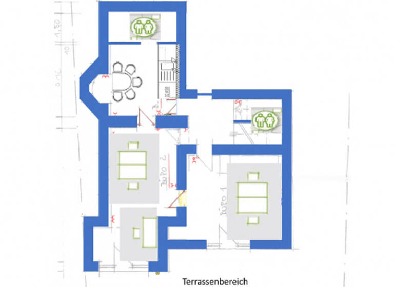 Bürofläche zur Miete provisionsfrei 120 € 4 m² Bürofläche Darmstädter Str. Auerbach Bensheim 64625