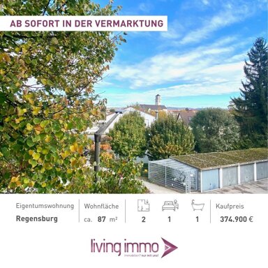 Wohnung zum Kauf 374.900 € 2 Zimmer 86,6 m² 1. Geschoss Galgenberg Regensburg 93053