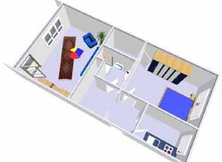 Wohnung zur Miete 670 € 2 Zimmer 64,6 m² 2. Geschoss frei ab 18.06.2026 Amrumring 14 Suchsdorf Kiel 24107