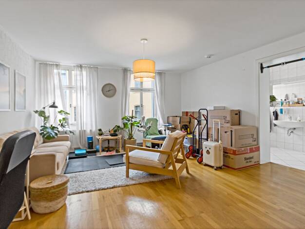 Wohnung zur Miete 560 € 2 Zimmer 62 m² 3. Geschoss frei ab sofort Leipziger Straße 86 Innenstadt Halle (Saale) 06108