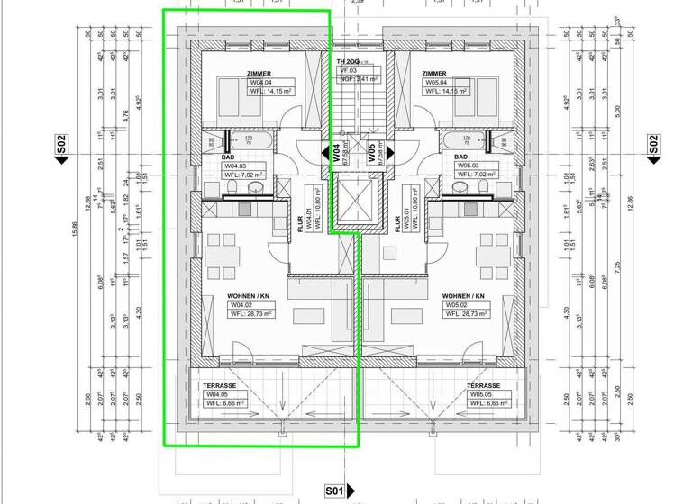 Wohnung zur Miete 1.000 € 2 Zimmer 67,6 m² frei ab 01.06.2026 Bad Doberan 18209