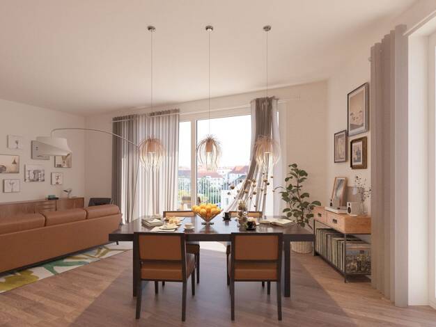 Terrassenwohnung zur Miete - Erstbezug 2.303 € 3 Zimmer 115,5 m² 5. Geschoss frei ab 01.11.2026 Kohlenstraße 31 Zentrum-Süd Leipzig 04107