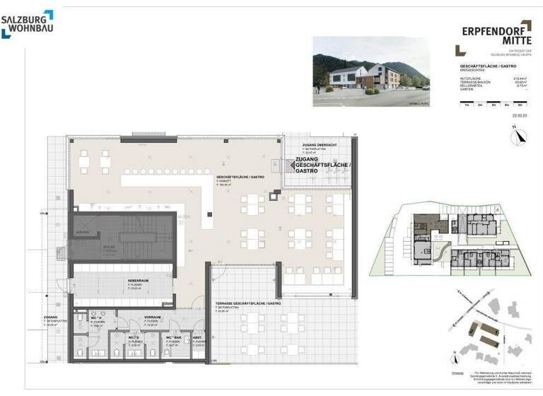 Gastronomie/Hotel zur Miete - Erstbezug provisionsfrei 1.802 € Dorf 33 b Erpfendorf 6383