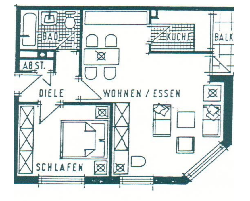 Wohnung zur Miete 1.135 € 2 Zimmer 57 m²<br/>Wohnfläche 3.<br/>Geschoss Stellingen Hamburg 22525