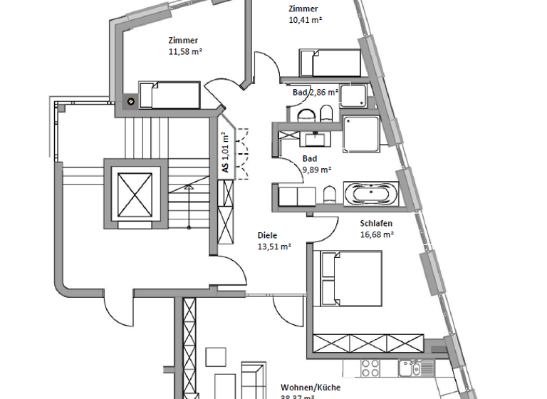 Wohnung zum Kauf - Erstbezug provisionsfrei 545.250 € 4 Zimmer 109,1 m² 2. Geschoss Briesnitz Dresden 01157