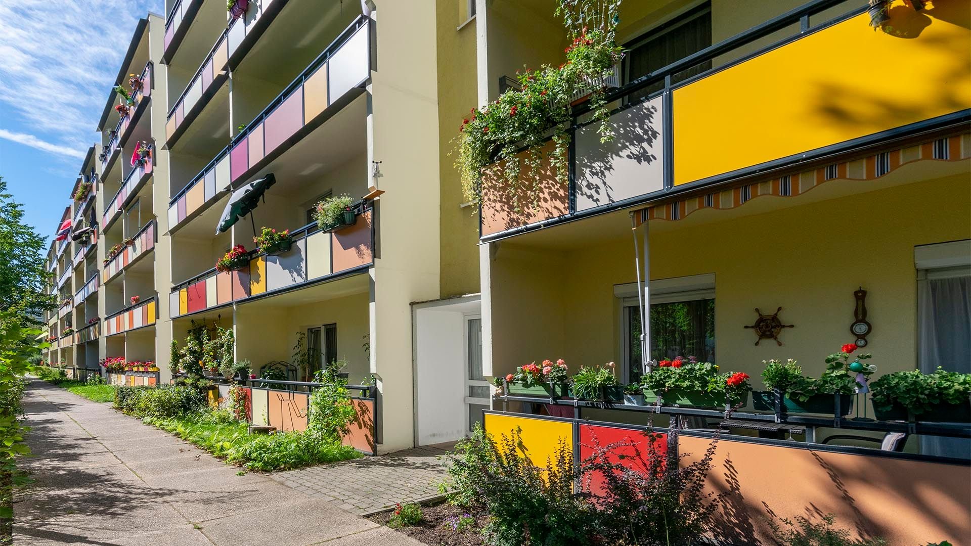 Wohnung zur Miete 389 € 3 Zimmer 63,4 m²<br/>Wohnfläche 4.<br/>Geschoss Taurusweg 13 Grünau - Nord Leipzig 04205