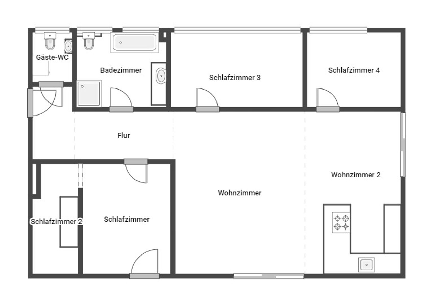 Wohnung zum Kauf 549.000 € 4 Zimmer 126,3 m²<br/>Wohnfläche EG<br/>Geschoss Pfersee - Nord Augsburg 86157