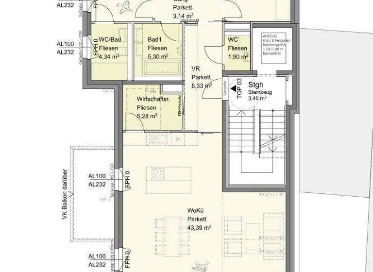 Wohnung zum Kauf - Erstbezug provisionsfrei 899.000 € 4 Zimmer 113,3 m² 2. Geschoss Wien 1160