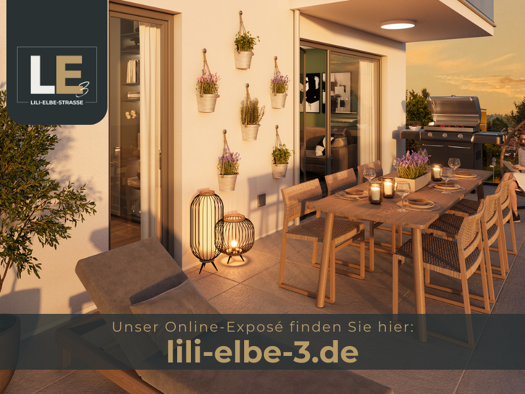 Wohnung zum Kauf - Neubau provisionsfrei 485.500 € 4 Zimmer 92,5 m² 3. Geschoss Lili-Elbe-Straße 3 Johannstadt-Nord Dresden 01307