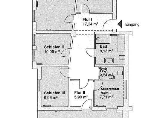 Wohnung zur Miete 1.850 € 4 Zimmer 123,9 m² EG Centrum Innenstadtring 48151