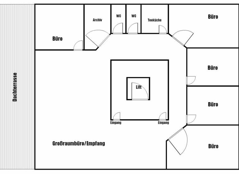 Büro-/Praxisfläche zur Miete 195 m²<br/>Bürofläche ab 195 m²<br/>Teilbarkeit Neckarau Mannheim 68199