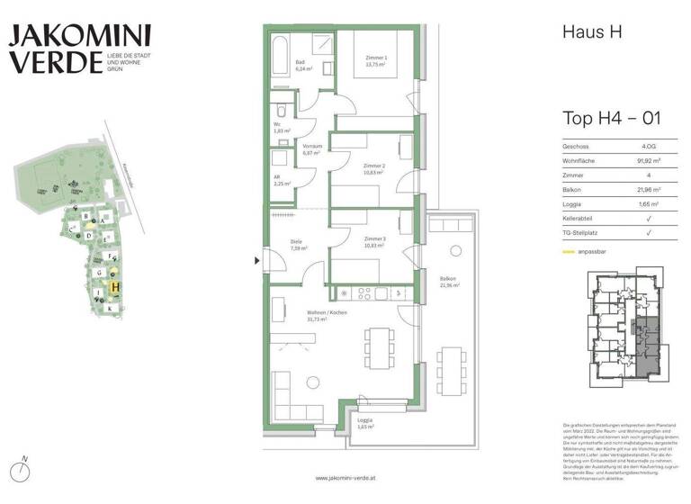 Wohnung zum Kauf - Erstbezug 480.000 € 4 Zimmer 91,9 m² 4. Geschoss Kasernstraße Jakomini Graz,06.Bez.:Jakomini 8010