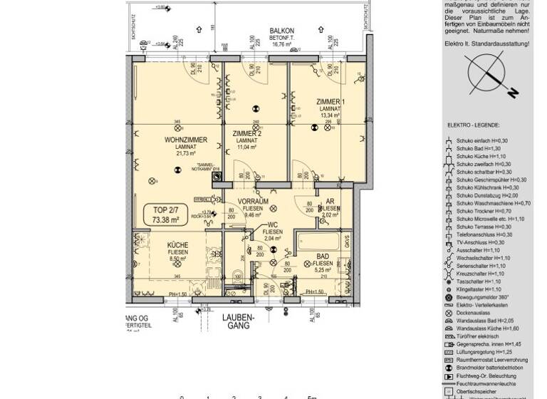 Wohnung zur Miete 868 € 3 Zimmer 73,4 m² frei ab 01.07.2026 Mauritiusgasse 7b Katzelsdorf 3434